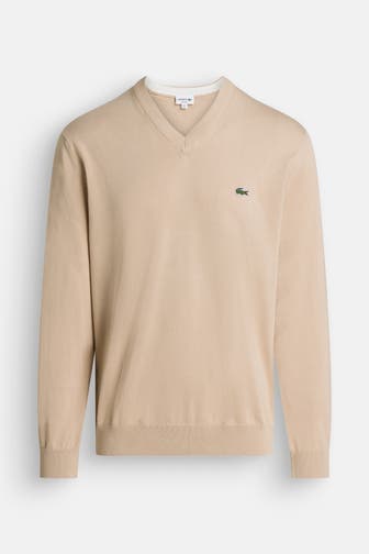 LACOSTE Strickpullover beige