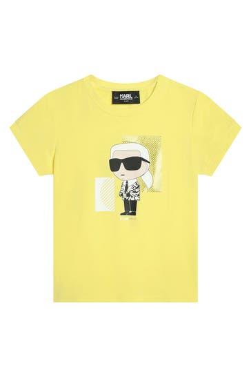 KARL LAGERFELD T-Shirt zitronengelb