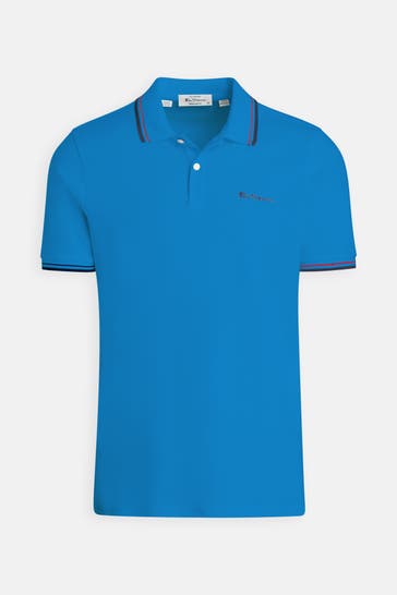 BEN SHERMAN Polo-Shirt blau