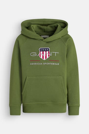 GANT Hoodie grün
