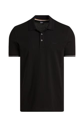 BOSS Polo-Shirt 'Phillipson' schwarz