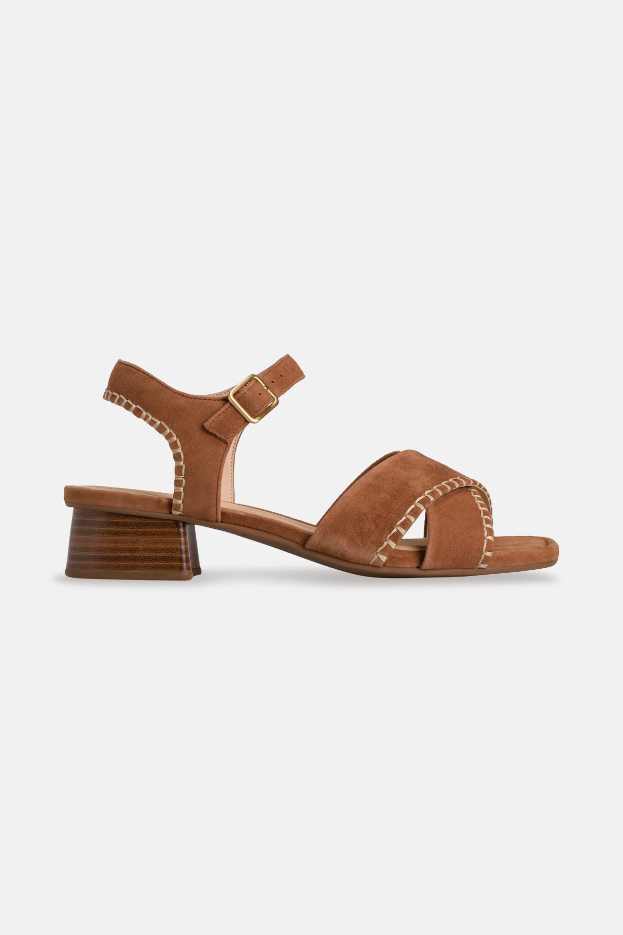 CLARKS Leder-Sandaletten 'Serina' cognac, Bild 1