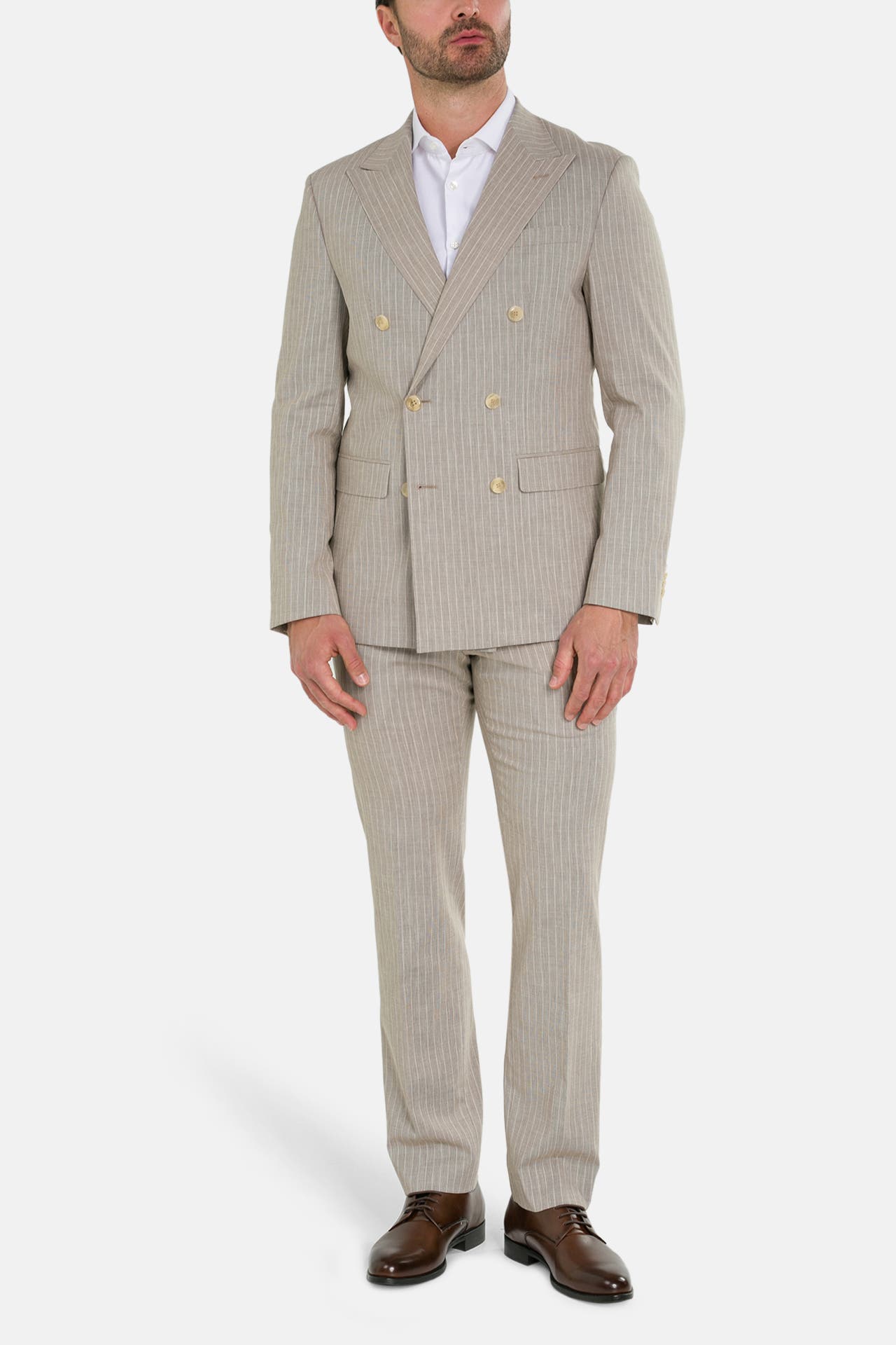 HECHTER Paris Anzug gestreift Modern Fit, Bild 1