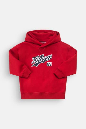 TOMMY HILFIGER Hoodie dunkelrot