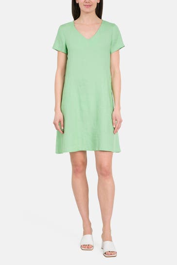 BETTY BARCLAY Leinenkleid pastellgrün