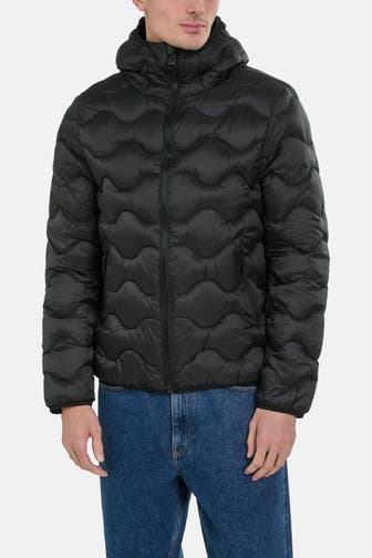 SUPERDRY Light-Steppjacke schwarz