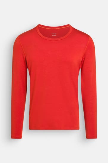 ICEBREAKER Baselayer 'Mer Core' dunkelorange