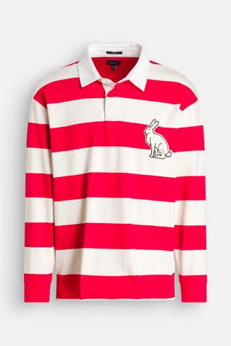 GANT Langarm-Polo 'Lunar New Year' gestreift