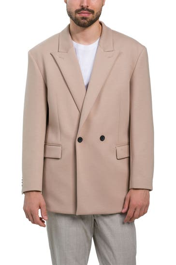 HUGO Sweat-Sakko beige