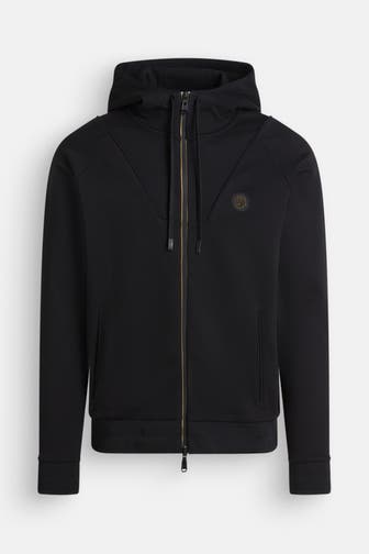 BOSS Sweatjacke 'Saggy' schwarz