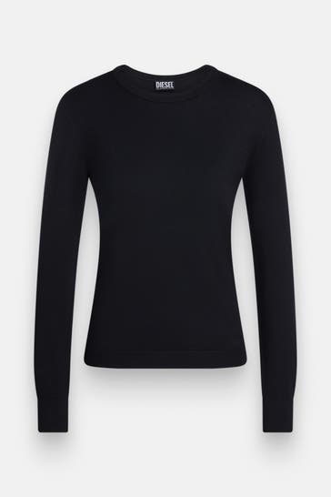 DIESEL Strickpullover 'M-Arianne' schwarz