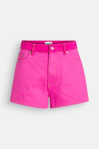 GANNI Jeansshorts pink