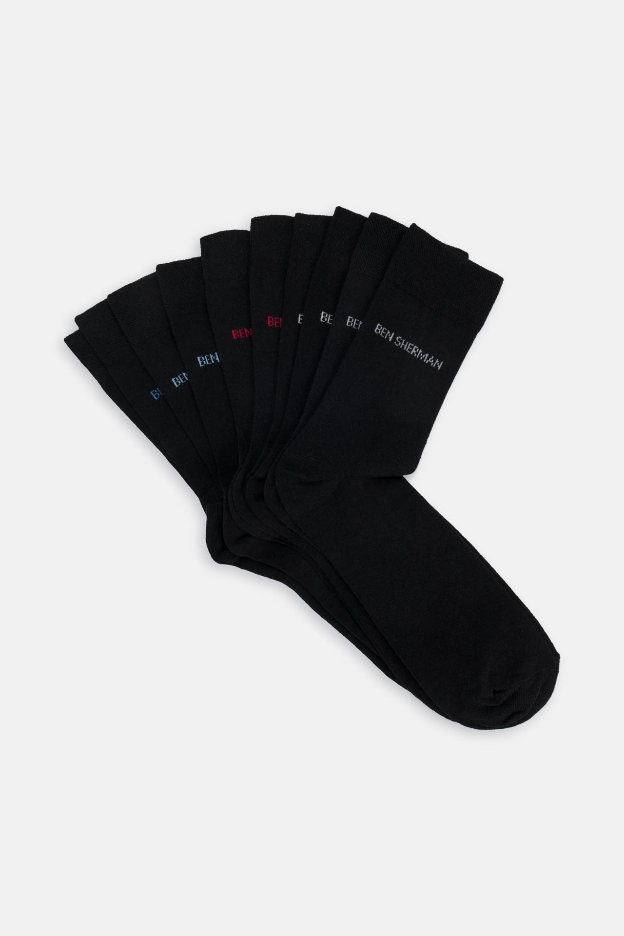 BEN SHERMAN 5er-Pack Socken 'Hedgehunter' schwarz, Bild 1
