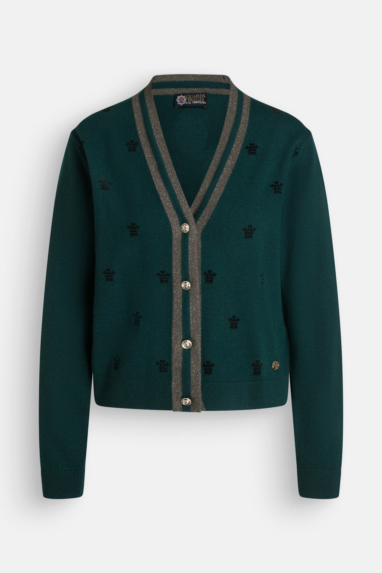 LA MARTINA Strickjacke dunkelgrün, Bild 1