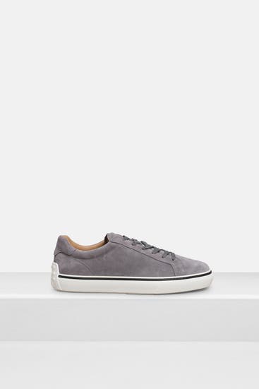 TOD'S - Leder-Sneaker grau