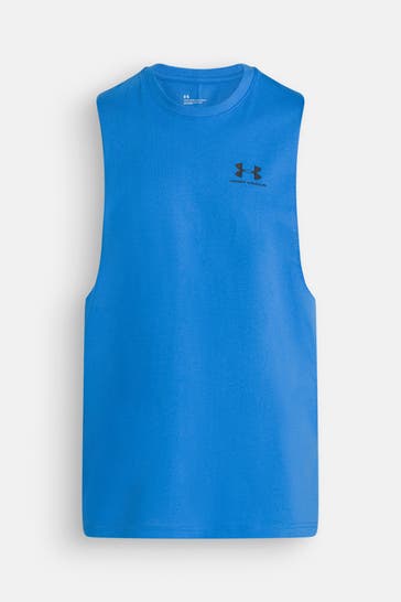 UNDER ARMOUR Top azurblau