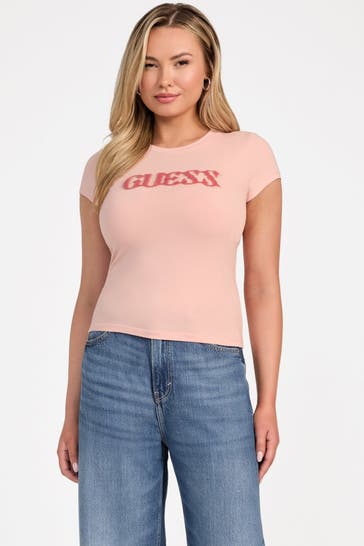 GUESS T-Shirt lachs