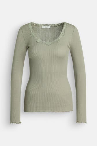 ROSEMUNDE Longsleeve graugrün
