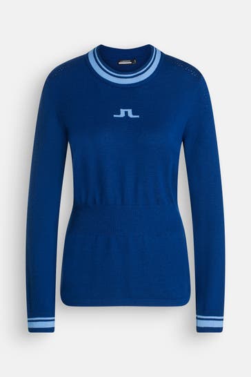 J.LINDEBERG SPORTSWEAR Strickpullover 'Bree' blau