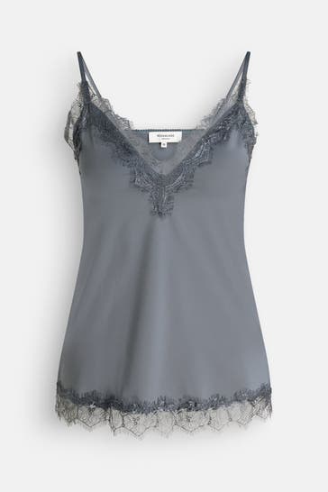 ROSEMUNDE Spitzentop 'Billie' graublau