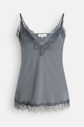 ROSEMUNDE Spitzentop 'Billie' graublau