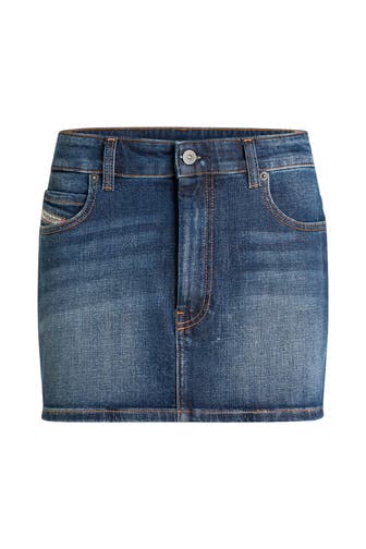 DIESEL Jeansrock blau