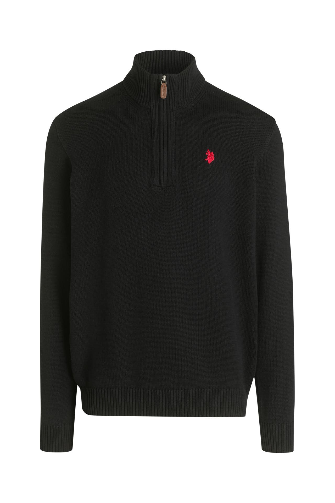 U.S. POLO ASSN. Strick-Troyer schwarz, Bild 1