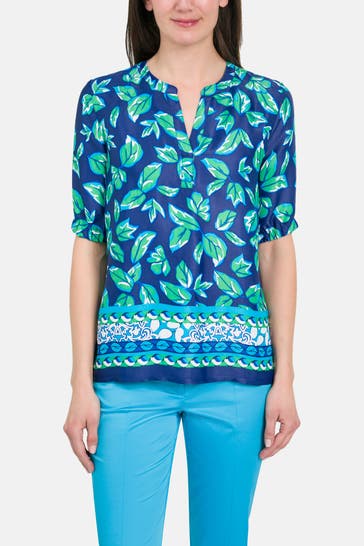BETTY BARCLAY Tunika königsblau gemustert