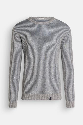 COLOURS & SONS Wollmix-Pullover gestreift