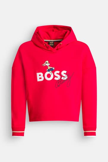 BOSS Hoodie rot 