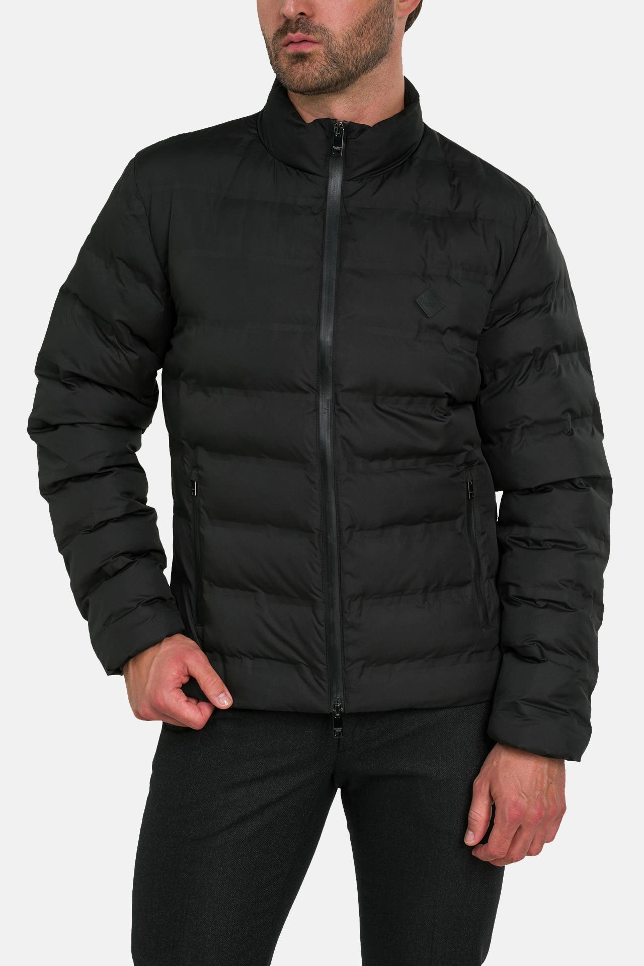HACKETT Light-Steppjacke 'Moto' schwarz, Bild 1