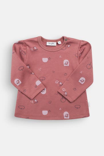 SANETTA Strickshirt altrosa