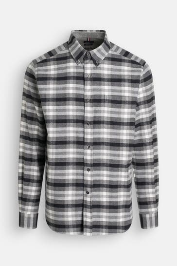 HECHTER Paris Fleece-Karohemd Regular Fit