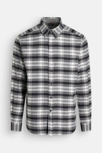 HECHTER Paris Fleece-Karohemd Regular Fit