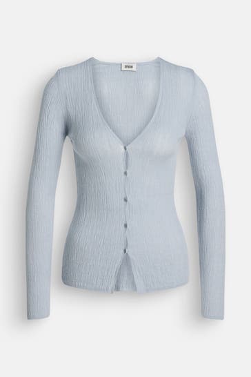 DRYKORN Strickjacke 'Aniely' graublau