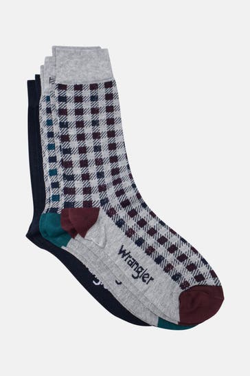 WRANGLER 3er-Pack Socken 'Ferrier' mehrfarbig