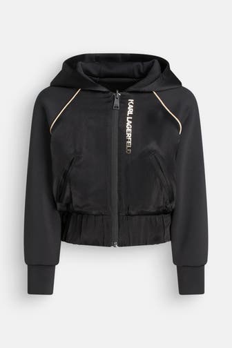 KARL LAGERFELD Trainingsjacke schwarz