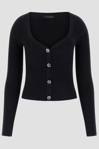 GUESS Strickjacke 'Katelyn' schwarz