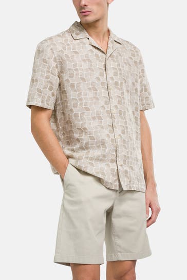 MARC O'POLO Leinenmix-Hemd Regular Fit