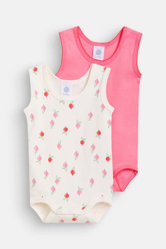 SANETTA 2er-Pack Bodies mehrfarbig