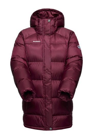 MAMMUT 'Glacier Glow' aubergine down Parka