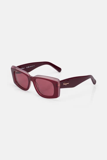 FERRAGAMO Sonnenbrille burgunder