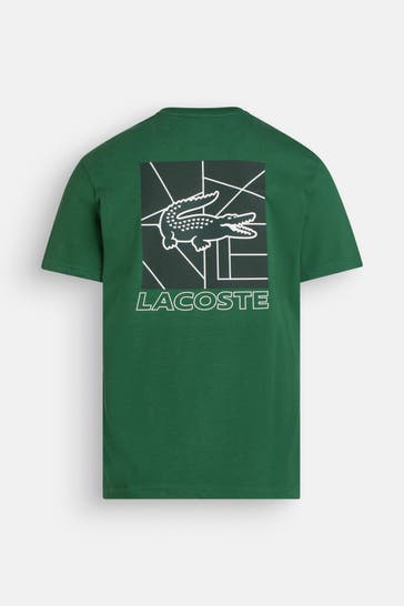 LACOSTE T-Shirt dunkelgrün