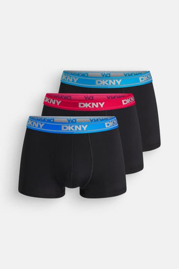 DKNY 3er-Pack Boxer Trunks 'Duane' schwarz