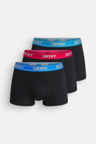 DKNY 3er-Pack Boxer Trunks 'Duane' schwarz
