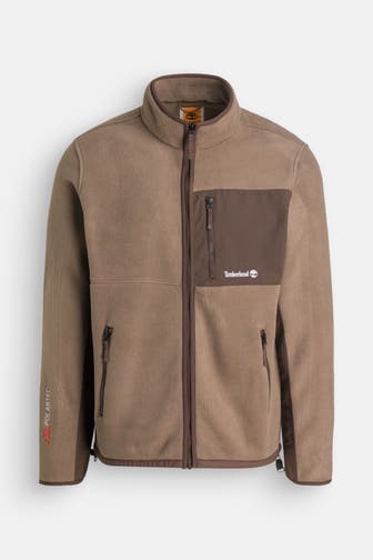 TIMBERLAND Fleecejacke braun