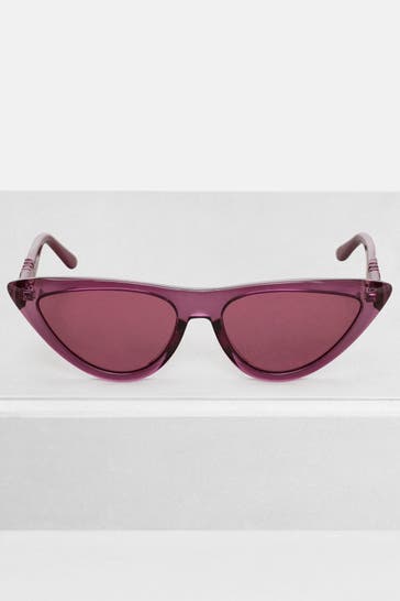 JIMMY CHOO Sonnenbrille 'Sparks' aubergine