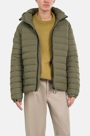SUPERDRY Steppjacke oliv