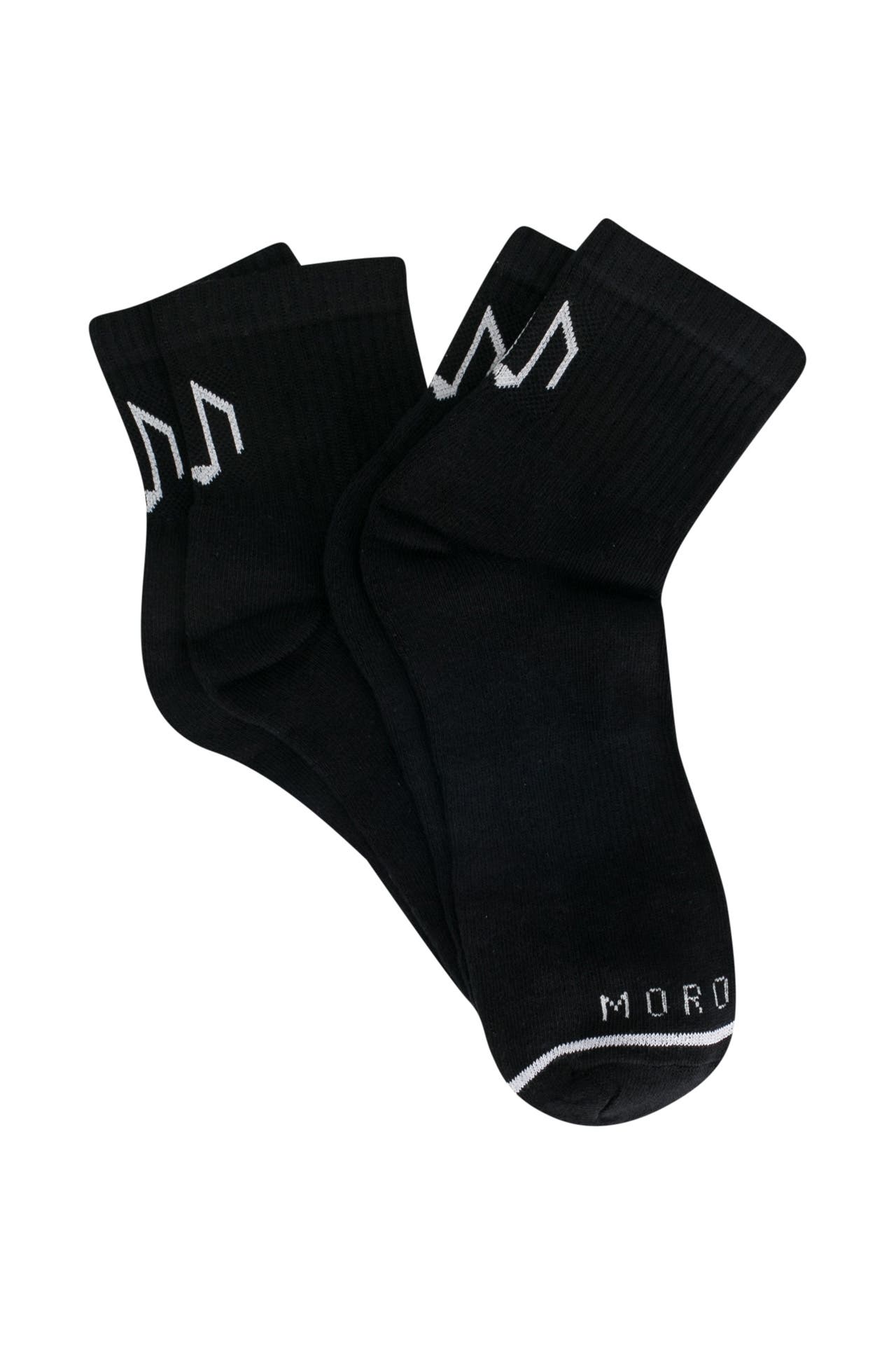 MOROTAI 2er-Pack Socken schwarz, Bild 1