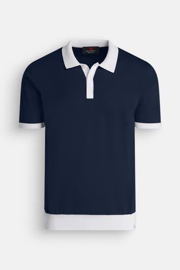 PEUTEREY Polo-Shirt dunkelblau